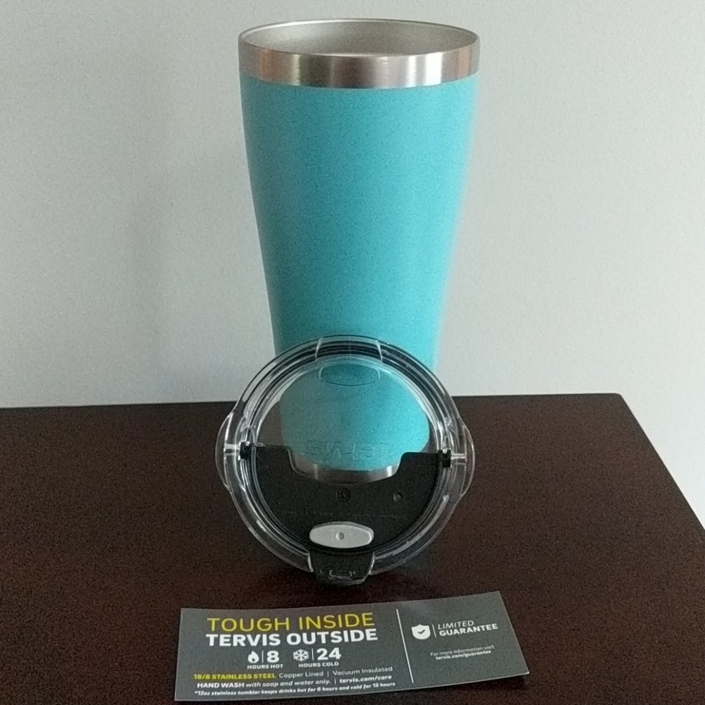 Tervis stainless steel tumbler, turquoise, 30oz